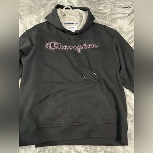 gray champion hoodie